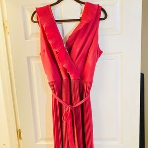 Ruffled Mauve Pink Jumpsuit